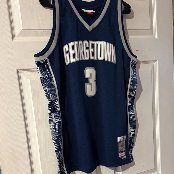 Mitchell & Ness Allen Iverson Navy Jersey - Picture 1 of 3